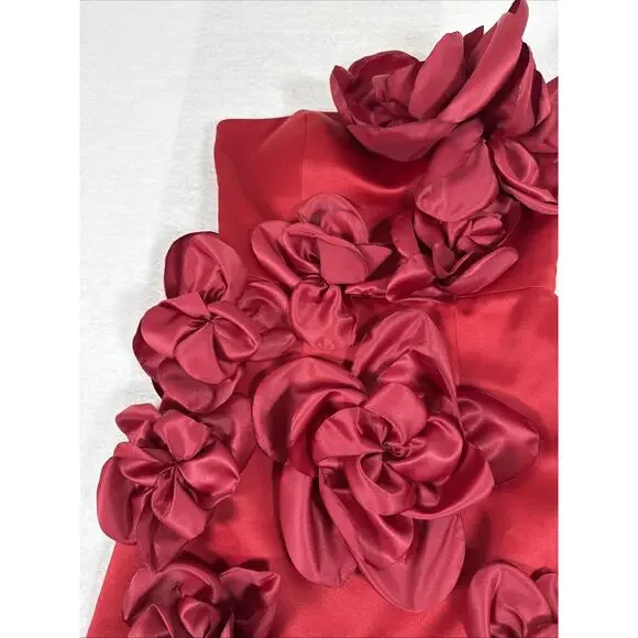 Ritara Red Rose Dress - Picture 4 of 11